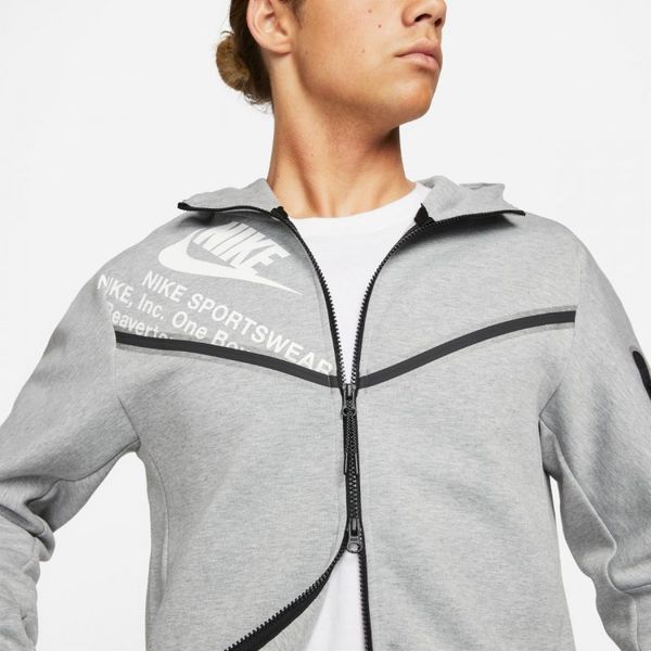 Кофта чоловічі Nike Nsw Tch Flc Fz Wr Gx Hoodie (DM6474-063), L, WHS, 1-2 дні