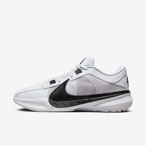 Кросівки чоловічі Nike Zoom Freak 5 Tb, White/Black (DZ2946-100), 44, WHS, 1-2 дні