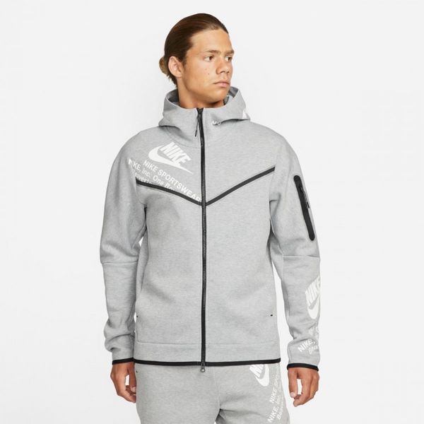 Кофта чоловічі Nike Nsw Tch Flc Fz Wr Gx Hoodie (DM6474-063), L, WHS, 1-2 дні