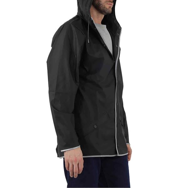 Куртка мужская Rains Black Reflective Relaxed (1201-BLACKREFLECTIVE), 2XS/XS, WHS, 1-2 дня