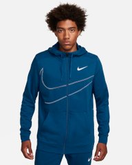 Кофта чоловічі Nike Dri-Fit Fleece Full-Zip Fitness Hoodie (FB8575-476), 2XL, WHS, 1-2 дні