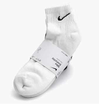 Шкарпетки Nike U Nk Everyday Cush Ankle 3Pr (SX7667-100), 46-50, OFC, > 50%, 1-2 дні