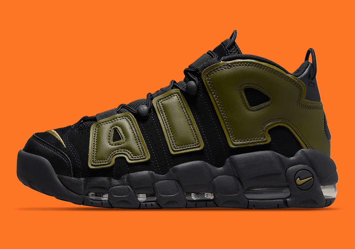 

Кросівки чоловічі Nike More Uptempo 96 Black Green (DH8011-001)