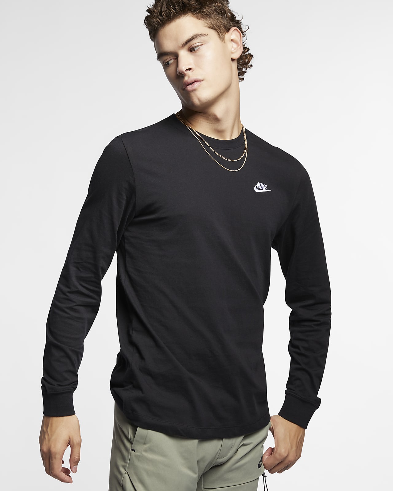 

Кофта чоловічі Nike Sportswear Men's Long-Sleeve T-Shirt (AR5193-010)