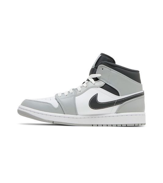 Кросівки чоловічі Jordan 1 Mid White/Grey (554724-078), 41, WHS, 1-2 дні