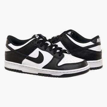 Кросівки жіночі Nike Dunk Low Retro White Black (Gs) (CW1590-100), 38, WHS, 30% - 40%, 1-2 дні