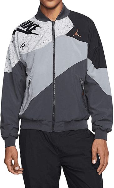 Вітровка чоловіча Jordan Jacket Windbreaker Grey Jacket (CQ8307-070), S, WHS