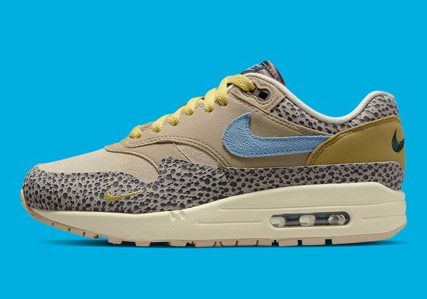 Кроссовки женские Nike Air Max 1 Safari Cobblestone (DV3027-001), 38, WHS, 1-2 дня