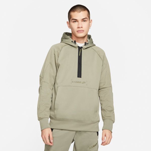 Бомбер чоловічий Nike Sportswear Air Max Men's 1/2-Zip Fleece Hoodie (DC2551-320), XS, WHS, 10% - 20%, 1-2 дні