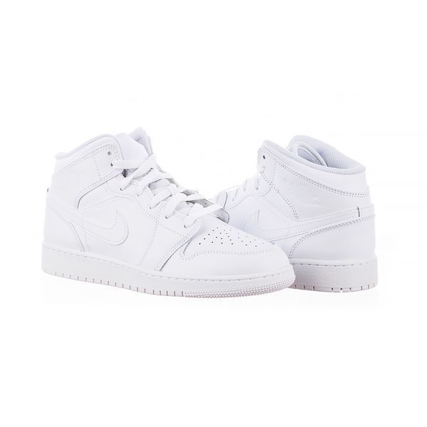 Кроссовки женские Jordan 1 Mid (Gs) (554725-136), 37.5, OFC, 40% - 50%, 1-2 дня