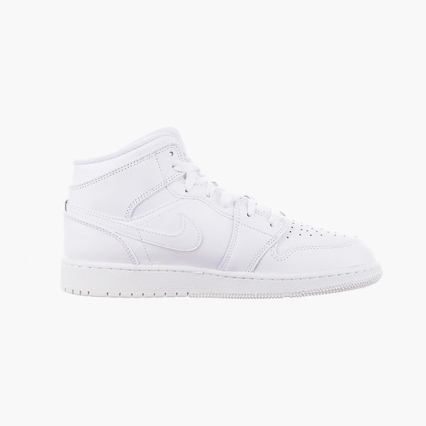 Кроссовки женские Jordan 1 Mid (Gs) (554725-136), 37.5, OFC, 40% - 50%, 1-2 дня