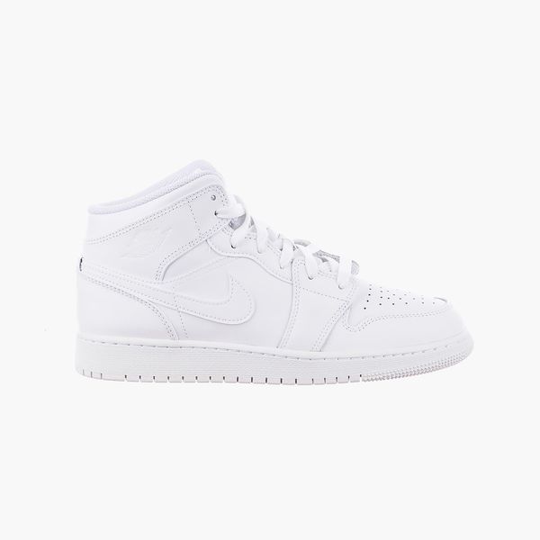 Кроссовки женские Jordan 1 Mid (Gs) (554725-136), 37.5, OFC, 40% - 50%, 1-2 дня