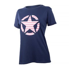 Футболка женская Jeep T-Shirt Oversize Star Striped Print Turn (O102613-A184), S, WHS, 1-2 дня