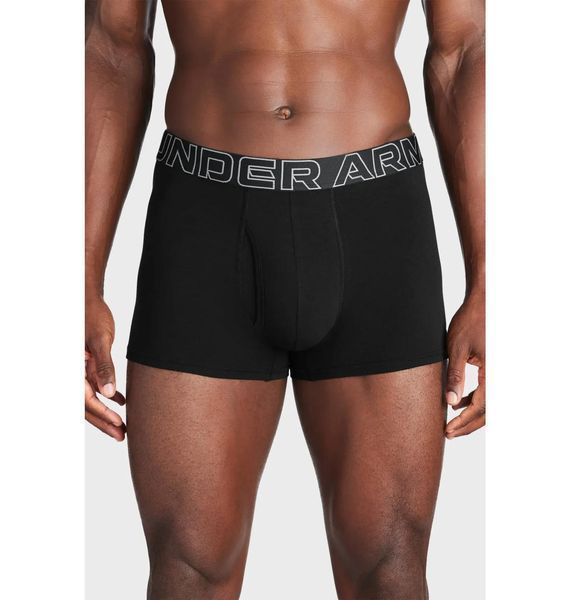 Трусы-боксерки мужские Under Armour Ua M Perf Cotton 3In (1383891-001), LG, OFC, > 50%, 1-2 дня