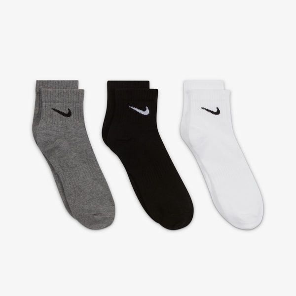 Носки Nike U Nk Everyday Ltwt Ankle 3Pr (SX7677-964), 38-42, WHS, < 10%, 1-2 дня