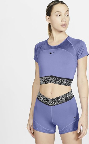 Спортивний топ жіночий Nike Pro Dri-Fit Women's Short-Sleeve Top (CJ4185-569), M, WHS
