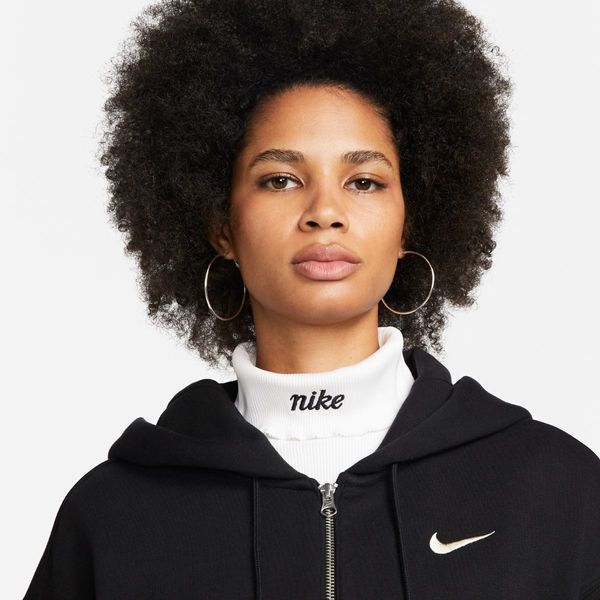 Кофта жіночі Nike W Nsw Style Flc Fz Hoodie Os (DQ5758-010), S, WHS, 30% - 40%, 1-2 дні