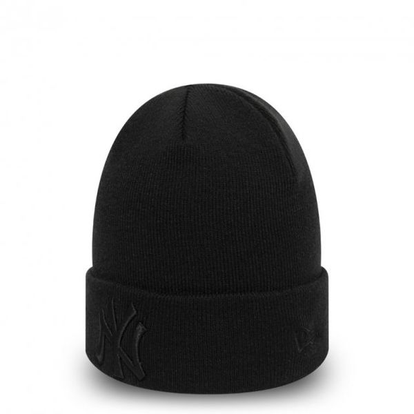 Шапка New Era Mlb Essential Cuff Knit Neyyan Blkblk (12122729-BLKBLK), One Size, WHS, 10% - 20%, 1-2 дня