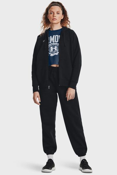 Кофта женские Under Armour Sweatshirt Ua Rival Fleece Fz Hoodie-Blk Black (1379497-001), MD, OFC, > 50%, 1-2 дня