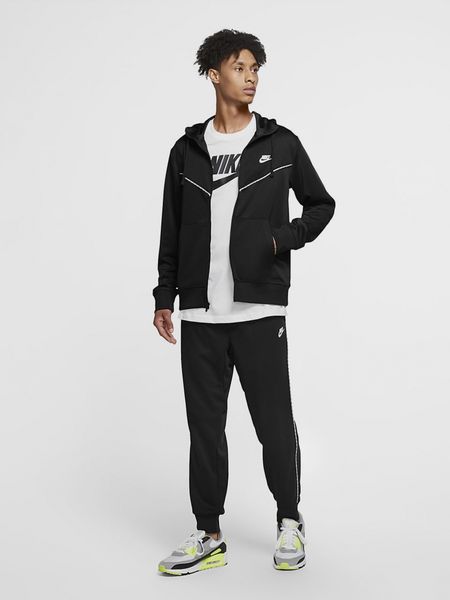 Бомбер чоловічий Nike Sportswear Men's Full-Zip Hoodie (CZ7822-010), L, OFC