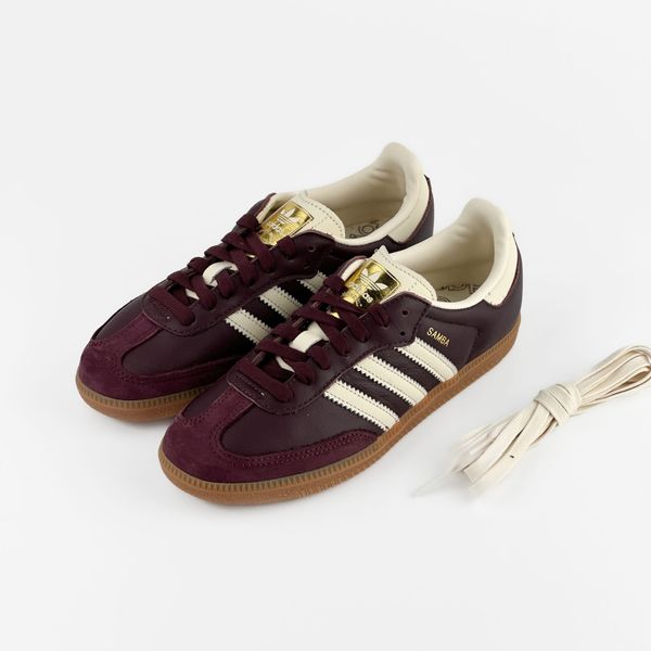 Кроссовки женские Adidas Samba Og Maroon (ID0477), 38, WHS, 10% - 20%, 1-2 дня