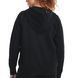 Фотография Кофта женские Under Armour Sweatshirt Ua Rival Fleece Fz Hoodie-Blk Black (1379497-001) 3 из 6 | SPORTKINGDOM
