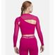 Фотографія Спортивний топ жіночий Nike Pro Long-Sleeve Cropped Top (FB5683-615) 3 з 4 | SPORTKINGDOM