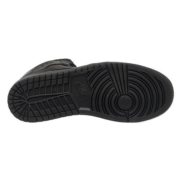 Кросівки чоловічі Jordan 1 Mid Triple Black (554724-091), 41, OFC, 40% - 50%, 1-2 дні