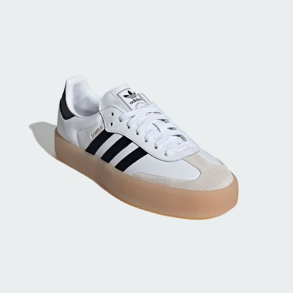Кросівки чоловічі Adidas Sambae White Black Gum (IG5744), 38, WHS, 1-2 дні