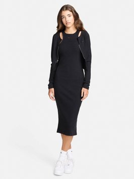 Спортивный костюм женской Nike W Nsw Nk Chll Knt Rib Midi Drs (FN3679-010), M, WHS, 1-2 дня