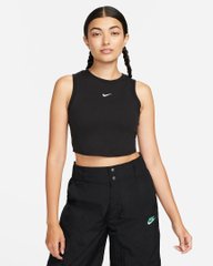 Спортивный топ женской Nike Sportswear Chill Knit Women's Tight Cropped Mini (FB8279-010), L, WHS, 30% - 40%, 1-2 дня