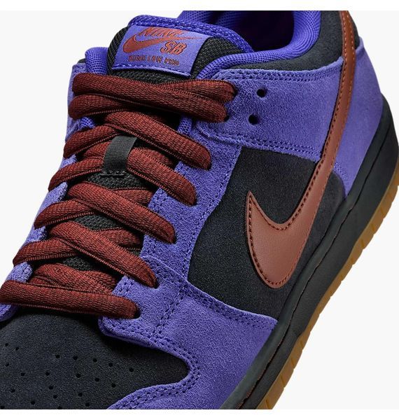 Кросівки чоловічі Nike Sb Dunk Low Pro Violet/Black (HQ1625-500), 44, OFC, 1-2 дні