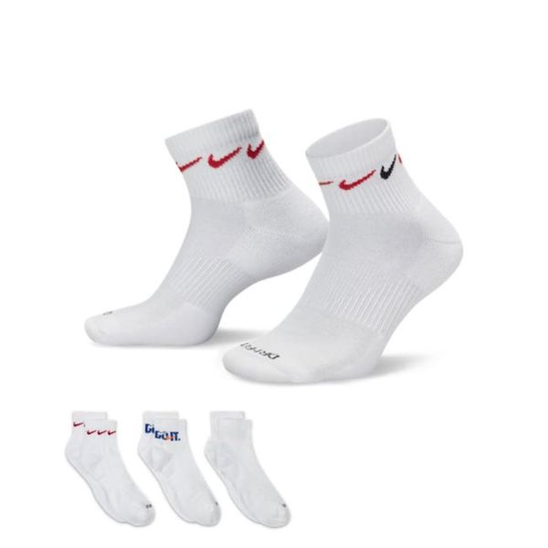 Носки Nike Everyday Plus Cushioned Training Ankle Socks (DH3827-902), 42-46, WHS, 40% - 50%, 1-2 дня
