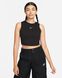 Фотография Спортивный топ женской Nike Sportswear Chill Knit Women's Tight Cropped Mini (FB8279-010) 1 из 5 | SPORTKINGDOM
