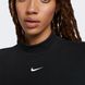 Фотография Футболка женская Nike W Nsw Essntl Rib Mock Ss Top (DV7958-010) 4 из 5 | SPORTKINGDOM