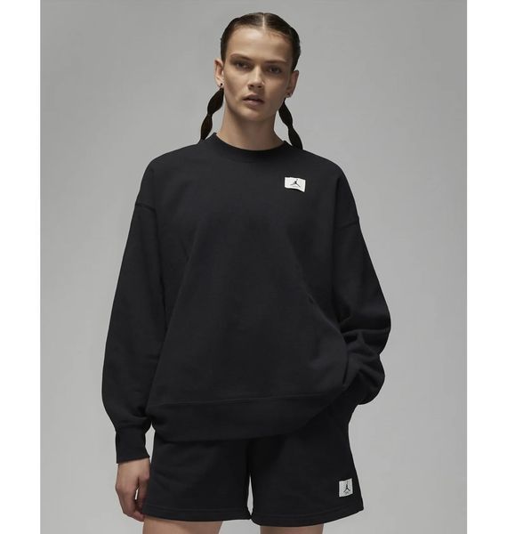 Кофта женские Jordan Flight Women's Fleece Crew (DQ4599-010), XS, OFC, 40% - 50%, 1-2 дня