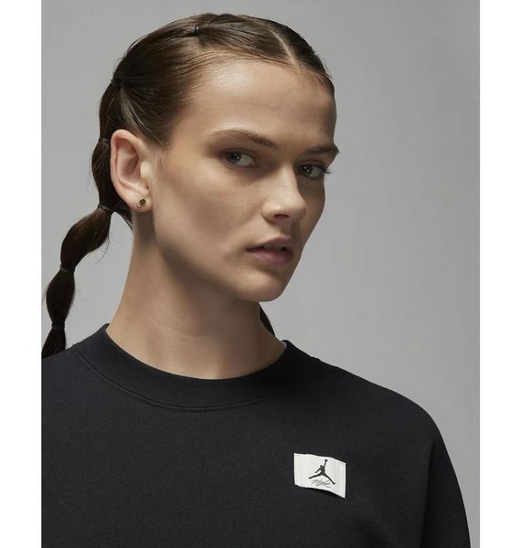 Кофта женские Jordan Flight Women's Fleece Crew (DQ4599-010), XS, OFC, 40% - 50%, 1-2 дня