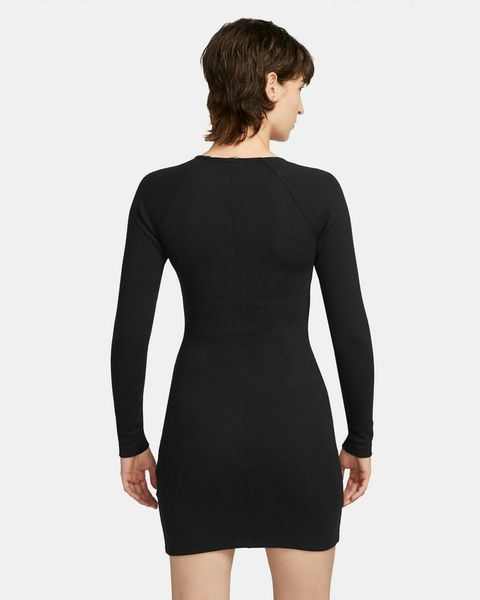 Спортивна спідниця жіноча Nike Sportswear Air Women's Dress Black (DM6057-010), L, WHS